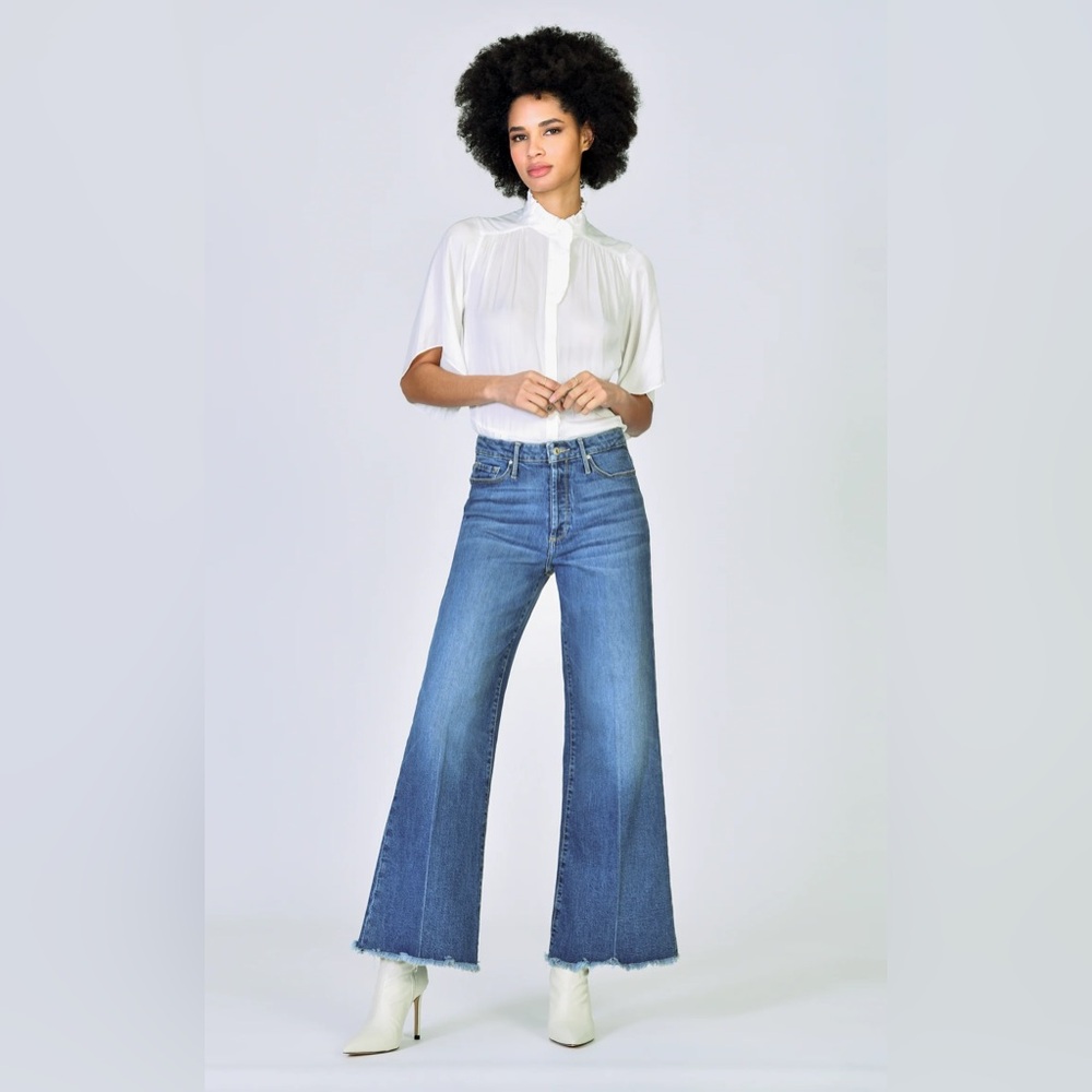 Black Orchid High waisted Wide Leg Jeans